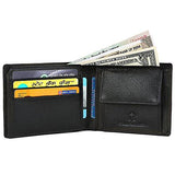 WildHorn Pure Luxuries Genuine 8 card Black Men's Leather Wallet