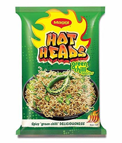 Maggi Hotheads Noodles, Green Chilli, 71g (Pack of 10) - NEIGHBOUR JOY