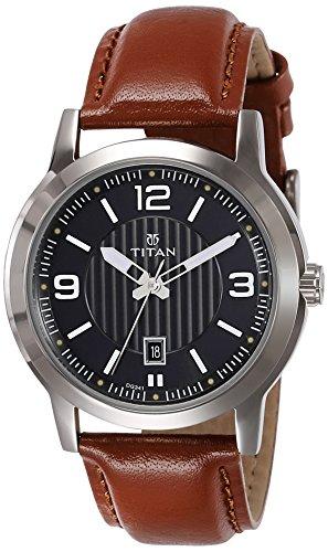 Titan Neo Analog Black Dial Men's Watch-1730SL02