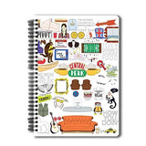 Mc Sid Razz Official "Friends" Infographic and Doodle' Notebooks (Pack of 2) - NEIGHBOUR JOY