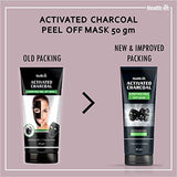 Healthvit Activated Charcoal Purifying Peel off Mask, 50g