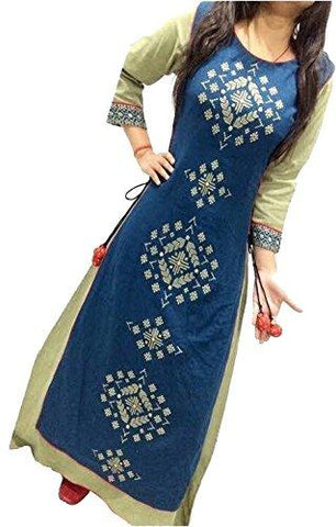 Dresses for women new arrival western party wear semistitched dress materials by Jsv Fashion (Rakhi Speacial ) - NEIGHBOUR JOY