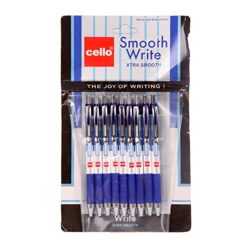 Cello Smooth Write Ballpoint Pen - Blue - NEIGHBOUR JOY