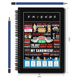 Mc Sid Razz Official "Friends Tv Series" Quotes - Notebook , licensed by Warner Bros - NEIGHBOUR JOY