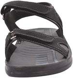 Paragon Men's Black PU Sandals (7) - NEIGHBOUR JOY