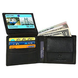 WildHorn Pure Luxuries Genuine 8 card Black Men's Leather Wallet