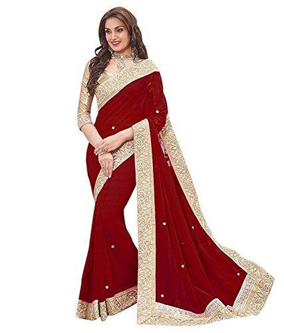 Sarees(Pramukh Fashion Womens Clothing Saree For Women Latest Design Collection Material Latest Sarees With Designer Beautyful Bollywood Sarees For Women Party Wear Offer Designer Sarees Wedding,For Women, New Collection Sari)(Sky Blue Peacock Patta With - NEIGHBOUR JOY