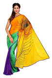 Saree (Macube Women's Clothing saree Latest Designer Party Wear, Wedding Wear Offer Saree on Amazon In Low Price Sale Offer Beautiful Collection 2017 With Blouse) - NEIGHBOUR JOY