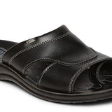 Paragon Men Black Formal Sandal - NEIGHBOUR JOY