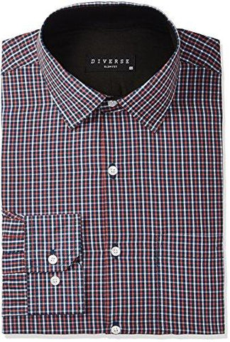 Diverse Men's Formal Shirt (8903905009586_DVF03F1L01-63_42_Multicolor) - NEIGHBOUR JOY