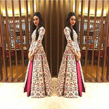 Aarna Fashion's New gowns for women party wear lehenga choli for women party wear salwar suits for women stitched dress materials for women navratri special Long Gown Printed gown - NEIGHBOUR JOY