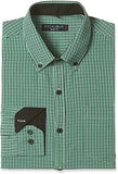 Excalibur Men's Formal Shirt (8907542607365_400016538212_40_Green) - NEIGHBOUR JOY