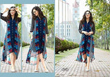 Kurti ( Women's Clothing Kurti for women latest designer wear Kurti collection in latest Kurti beautiful bollywood Kurti for women party wear offer designer Kurti) (Blue) - NEIGHBOUR JOY