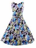 Elegant Women Dress Summer 2017 Sleeveless Party Dresses 50s 60s Vintage Dresses - NEIGHBOUR JOY